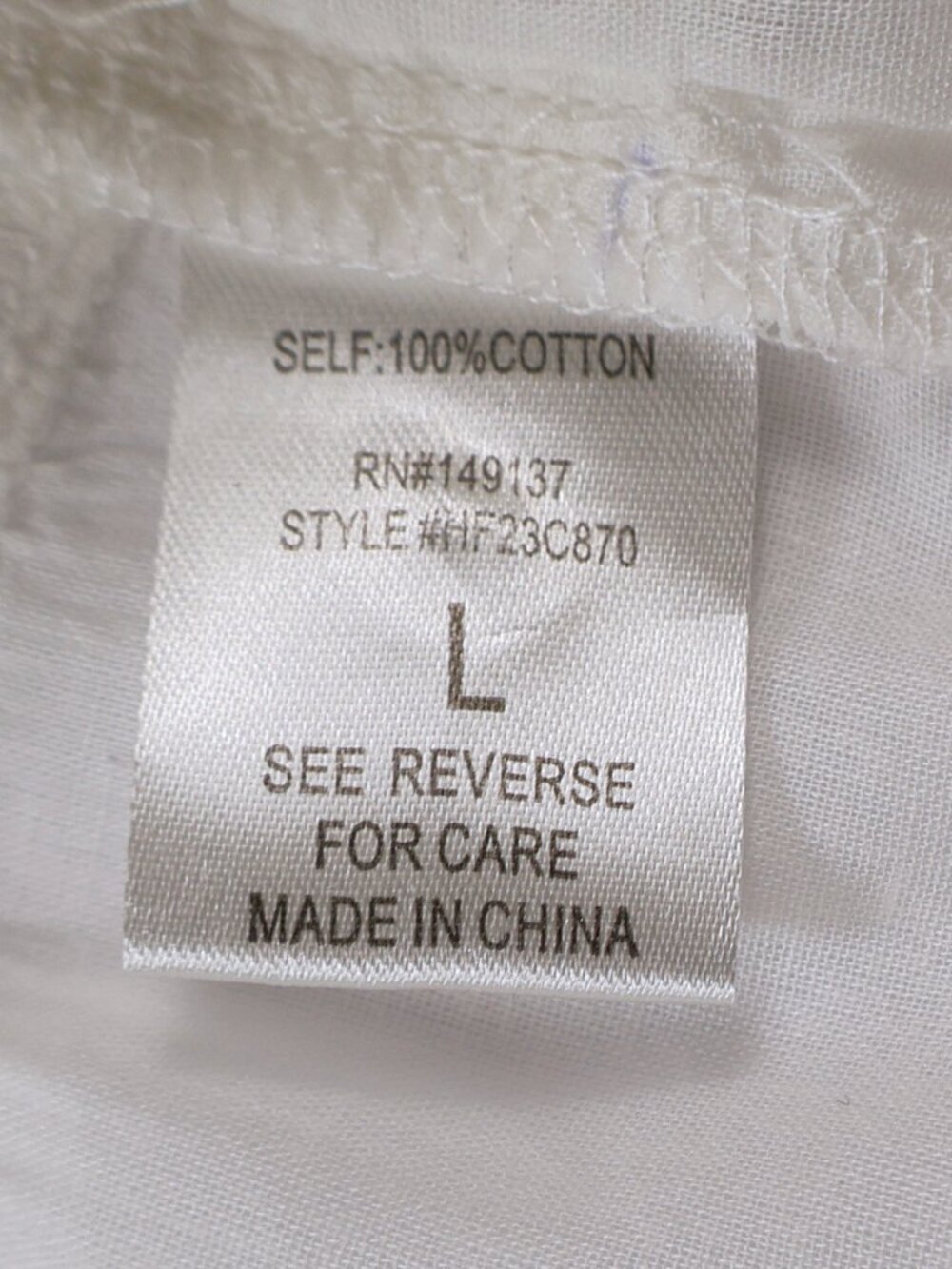 HYFVE White Tiered Ruffle Sleeveless Button Front Cotton Top Large - Picture 6 of 7